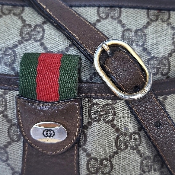 Gucci Crossbody Bag in Brown and Green - Picture 2 of 13